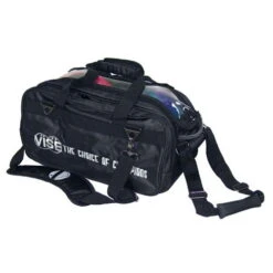VISE 2 Ball "Clear Top" Tote Roller Black