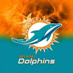 KR Strikeforce NFL On Fire Towel Miami Dolphins