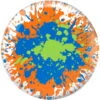Brunswick Paint Splatter Viz-A-Ball