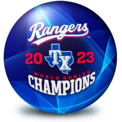 OnTheBallBowling 2023 MLB World Series Champion Texas Rangers Ball